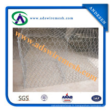Grillage galvanisé électrique de boîte de Gabion de vente chaude / cages en pierre (ADS-GM-04)